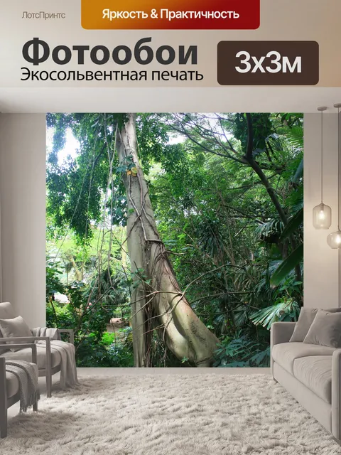 Фотообои субтропическое дерево и листва 2