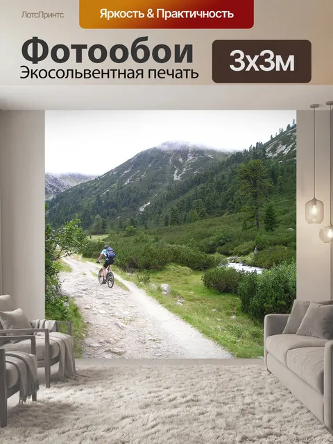 Фотообои Горный велосипед