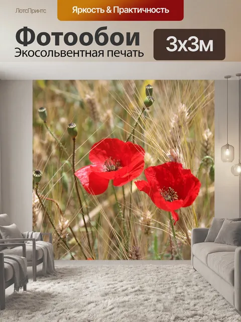 Фотообои Маки