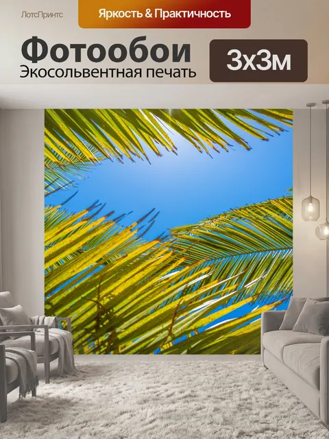 Фотообои Пальмовых листьев деревьев