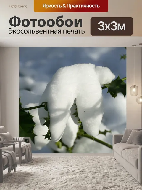 Фотообои Снег