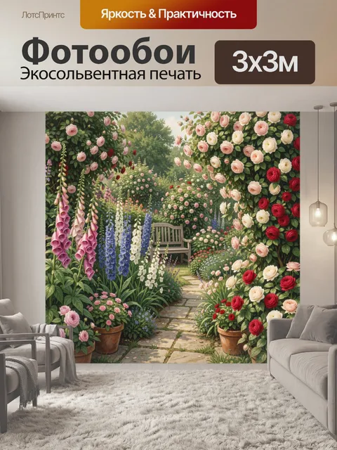 300 × 300 см · Экосольвентная печать