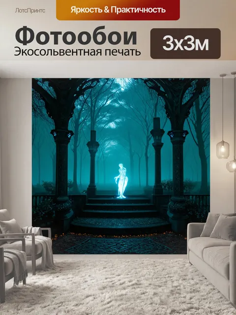 Фотообои туман в стиле арт-нуво