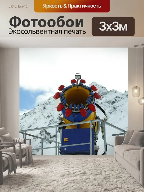 Фотообои Снежная пушка