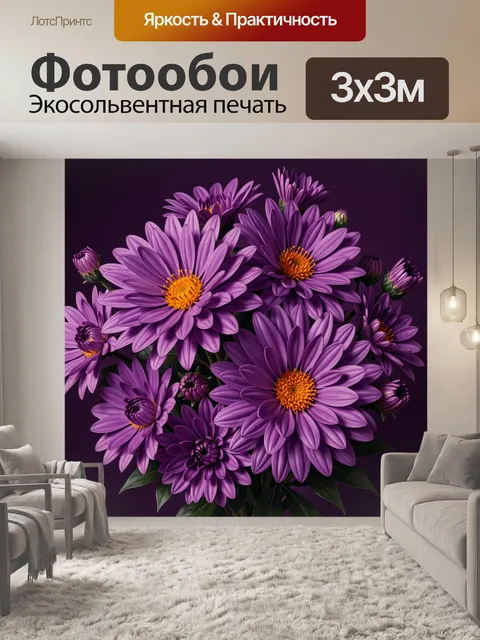 300 × 300 см · Экосольвентная печать