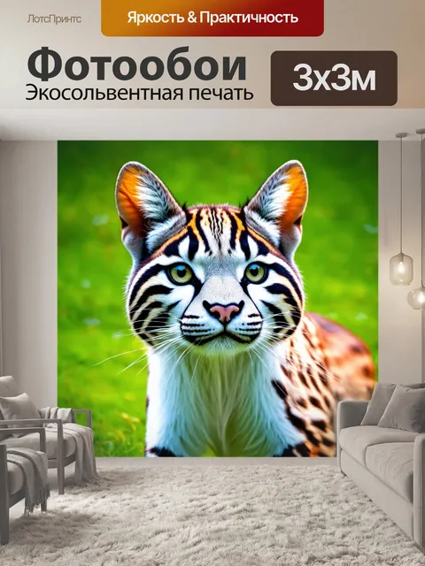 Фотообои животные в стиле японская тушь