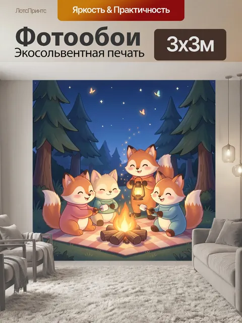 300 × 300 см · Экосольвентная печать