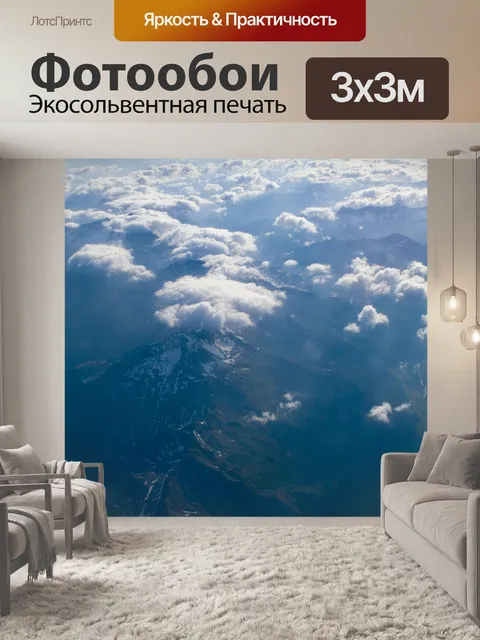 Фотообои Просмотр полёта самолета 921