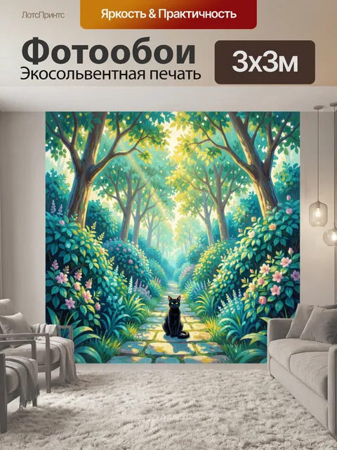 300 × 300 см · Экосольвентная печать