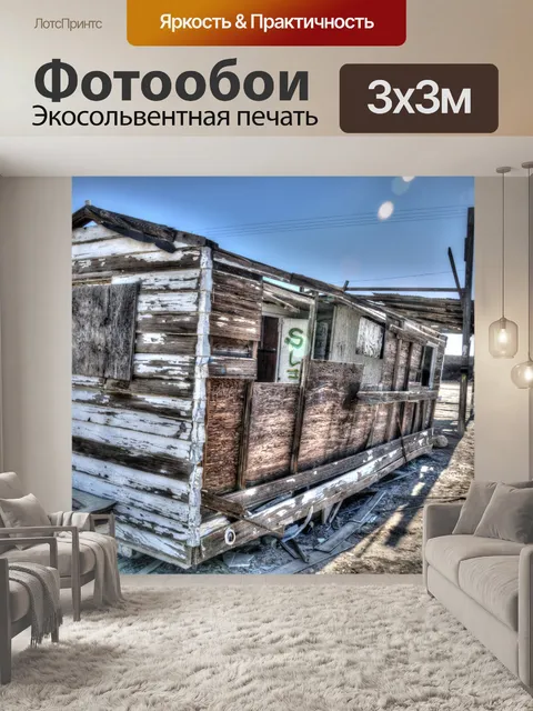 Фотообои Заброшенная хижина