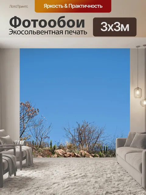 Фотообои смешанная сухая и зеленая растительность