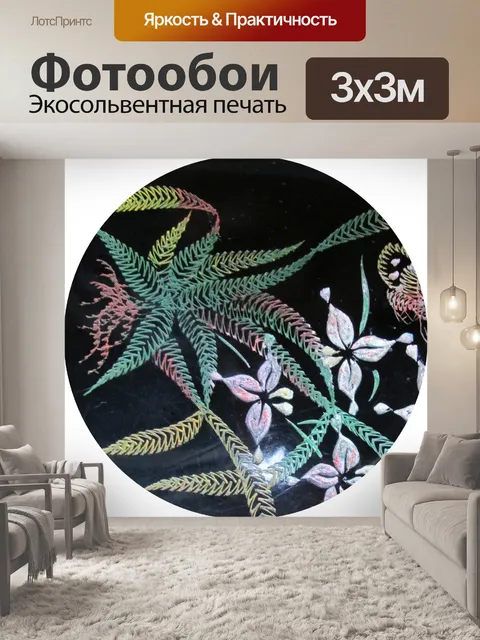 Фотообои Черный круг