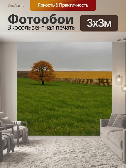 Фотообои осень холодный ветер