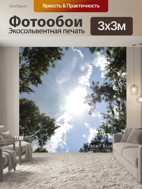Фотообои Яркий небо