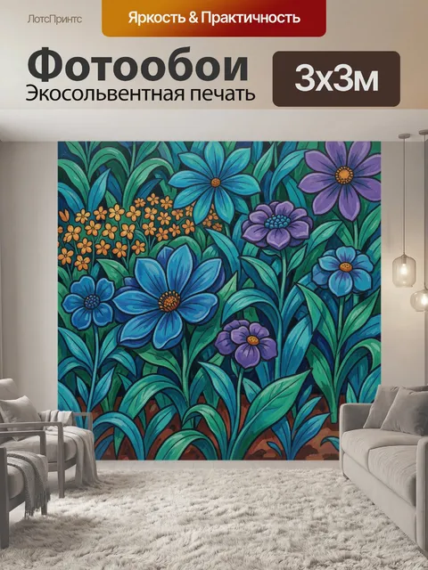 300 × 300 см · Экосольвентная печать