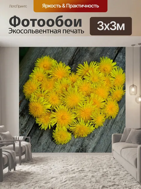 Фотообои Одуванчик