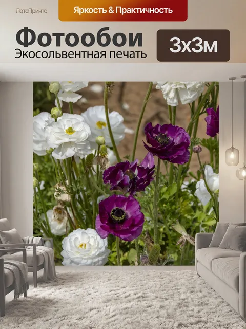 Фотообои Лютик цветы