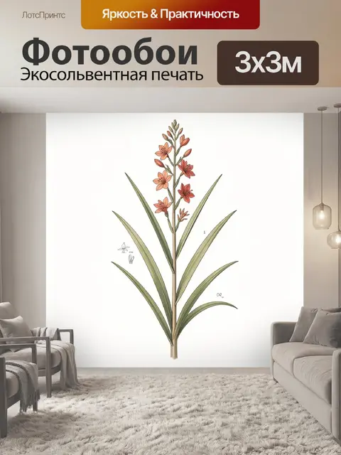 300 × 300 см · Экосольвентная печать