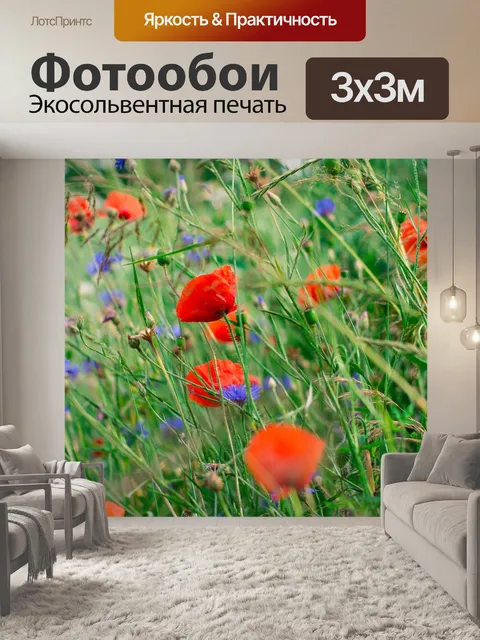 Фотообои Маки