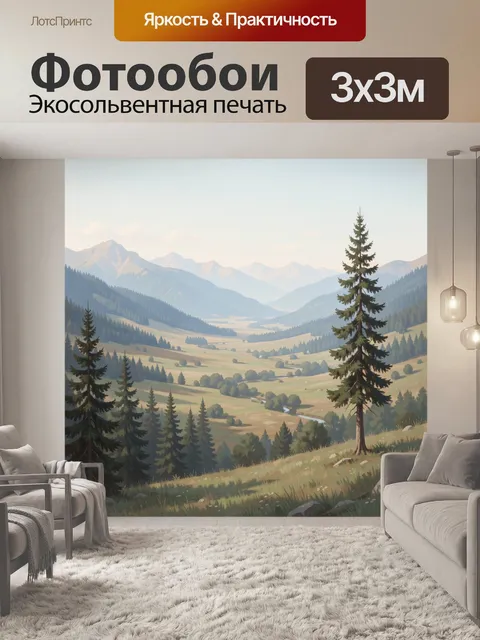 300 × 300 см · Экосольвентная печать