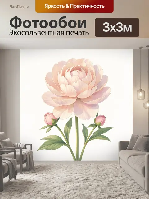 300 × 300 см · Экосольвентная печать