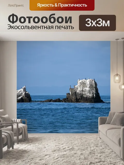 Фотообои Seal Rocks Laguna Beach