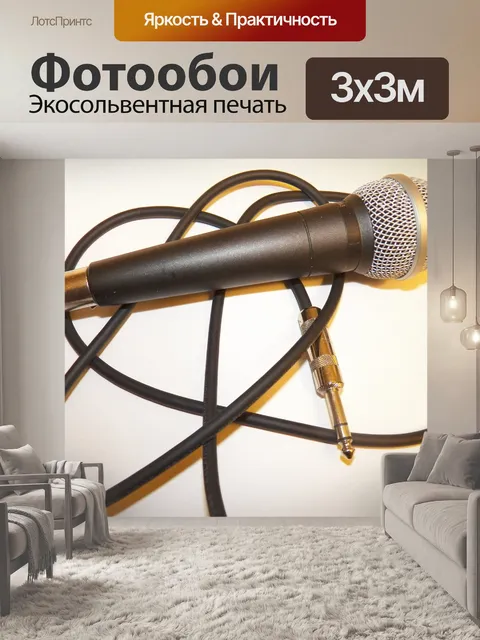 Фотообои Микрофон