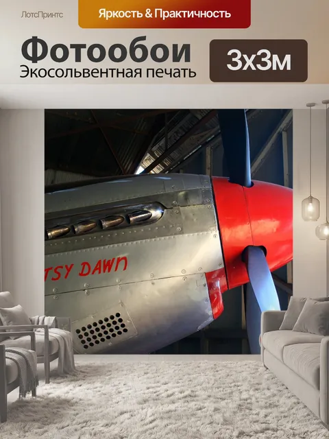 Фотообои статическая мустанг в вешалке