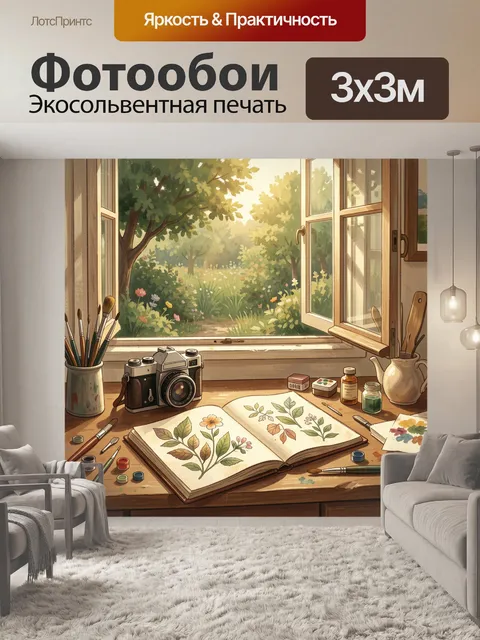 300 × 300 см · Экосольвентная печать