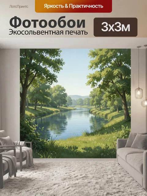 300 × 300 см · Экосольвентная печать
