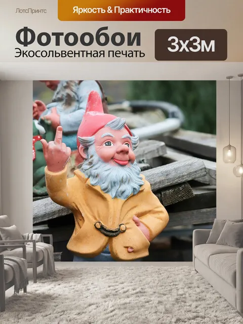 Фотообои Сад gnome