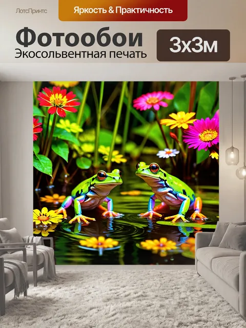 Фотообои животные в стиле люминизм