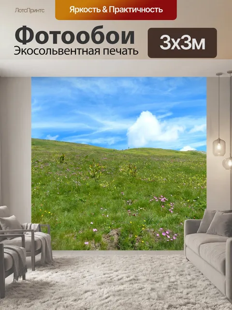 Фотообои Горный луг