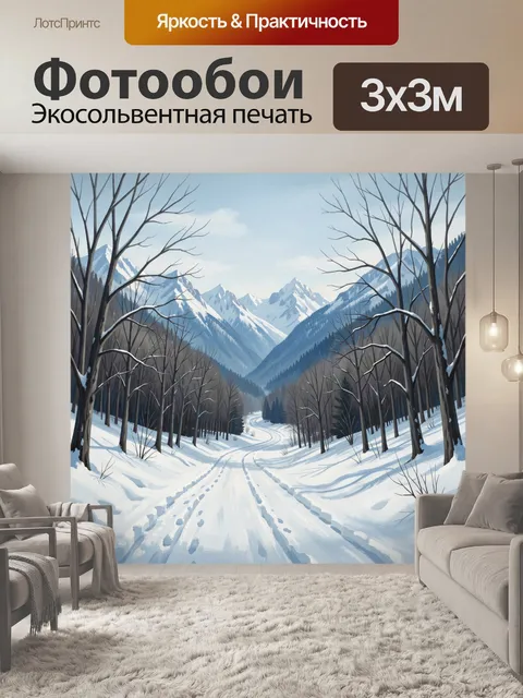 300 × 300 см · Экосольвентная печать