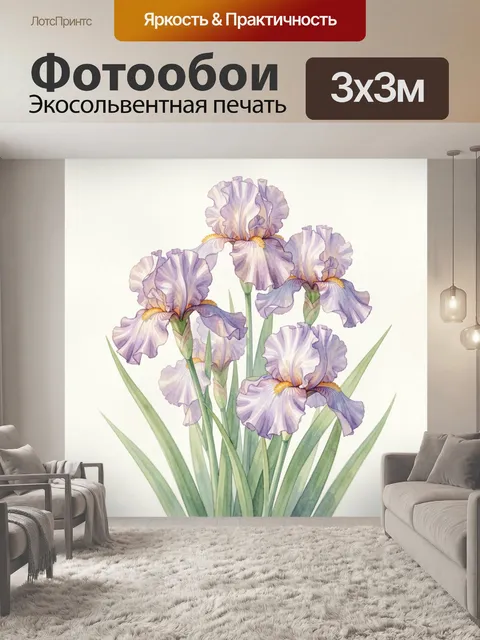 300 × 300 см · Экосольвентная печать