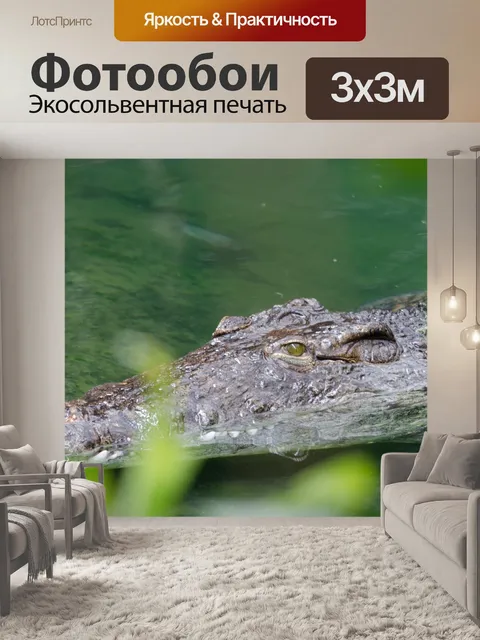 Фотообои Ла-ферм-окс crocodilles