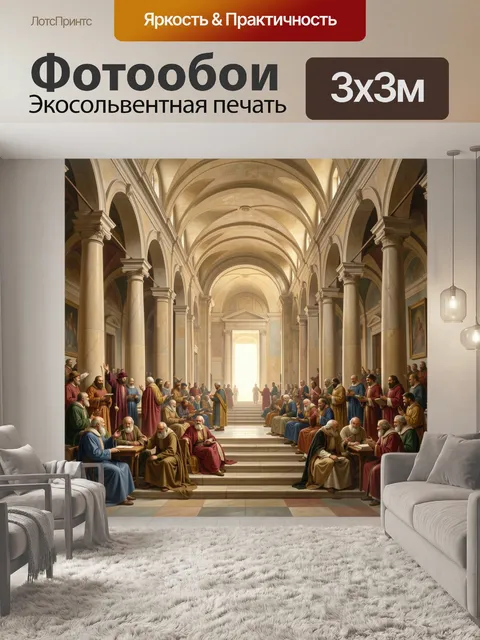Фотообои Античное собрание ученых