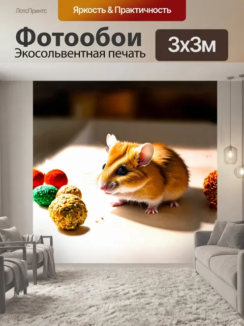 Фотообои на ярко освещённом столе