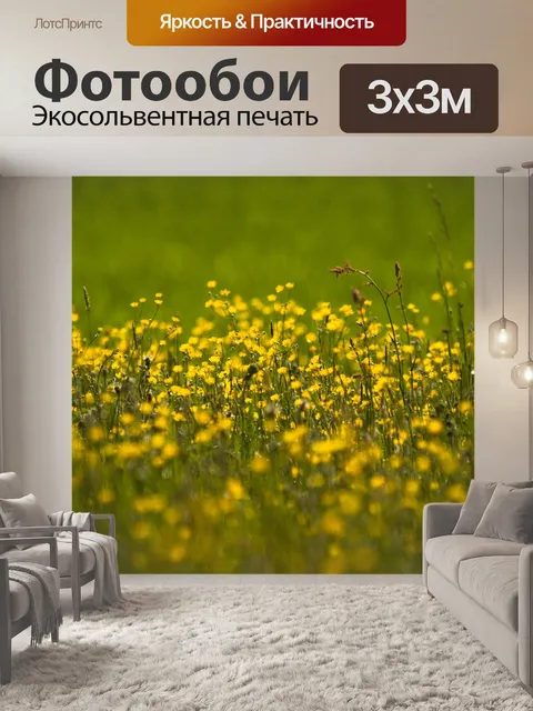 Фотообои Лютик