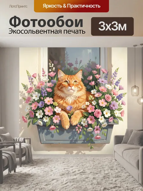 300 × 300 см · Экосольвентная печать