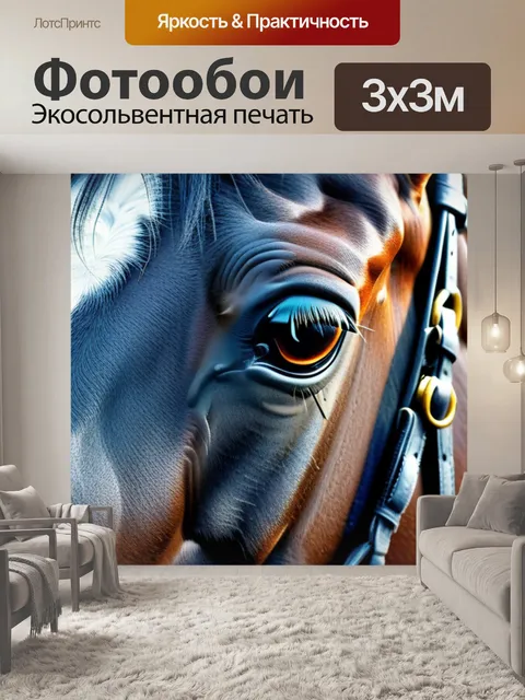 Фотообои с лошадью
