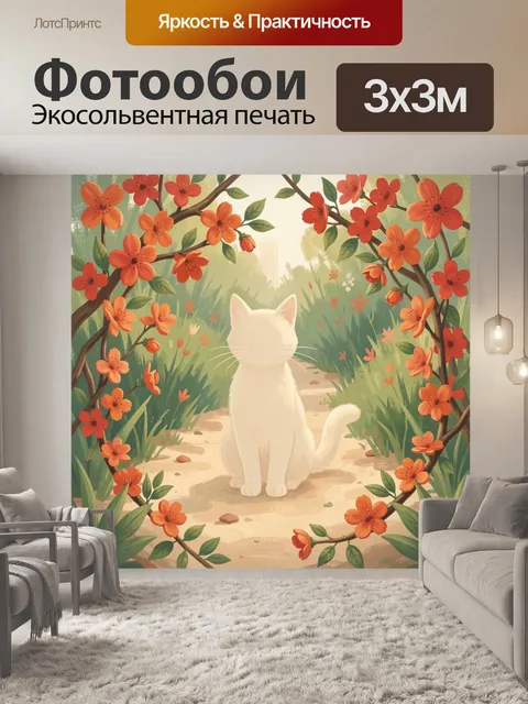 300 × 300 см · Экосольвентная печать
