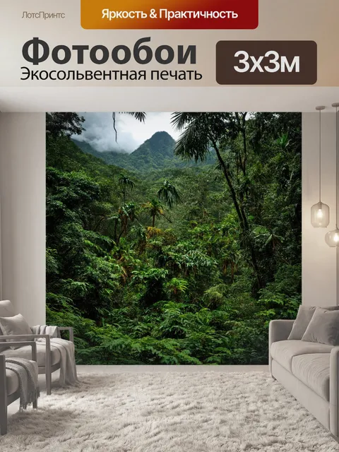Фотообои тропические горные виды