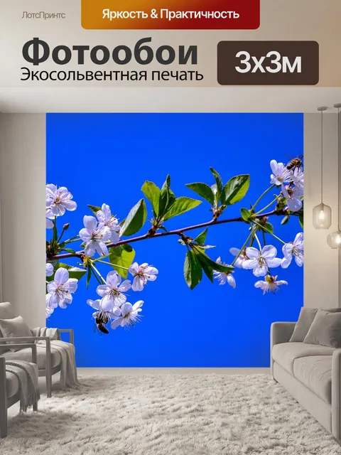 Фотообои Вишня в цвету