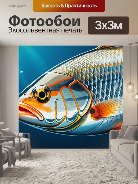 Фотообои с рыбами
