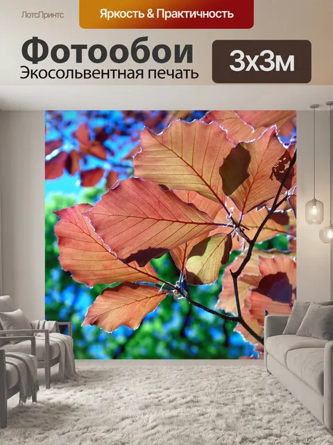 Фотообои Листья