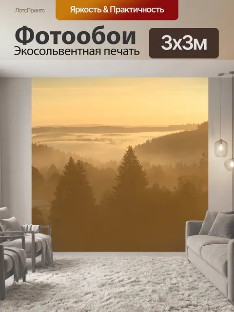 Фотообои Черный лес