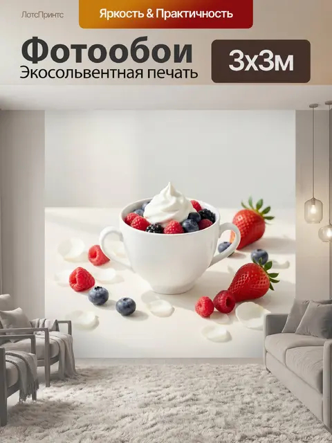 300 × 300 см · Экосольвентная печать