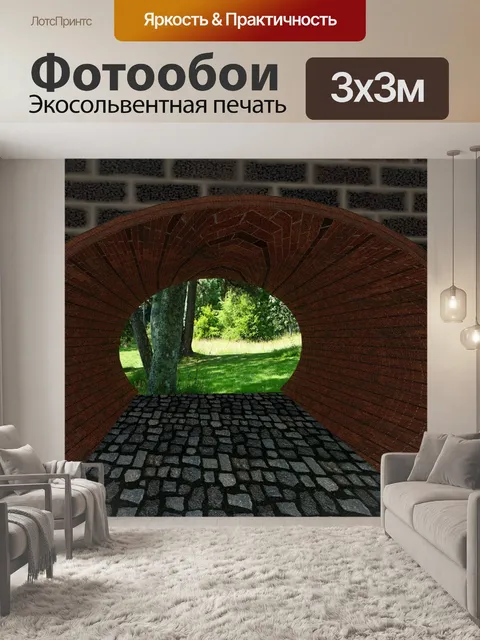 Фотообои туннельный