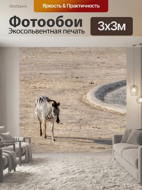 Фотообои зебра